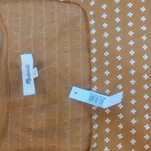 Madewell Floral Jacquard Square-Neck Top nwt large - Picture 3 of 8